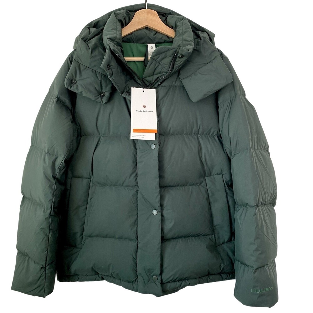 NWT Lululemon Sz 8 Large Wunder Puff Jacket $348 Puffer Coat Goose Down 600 Chic